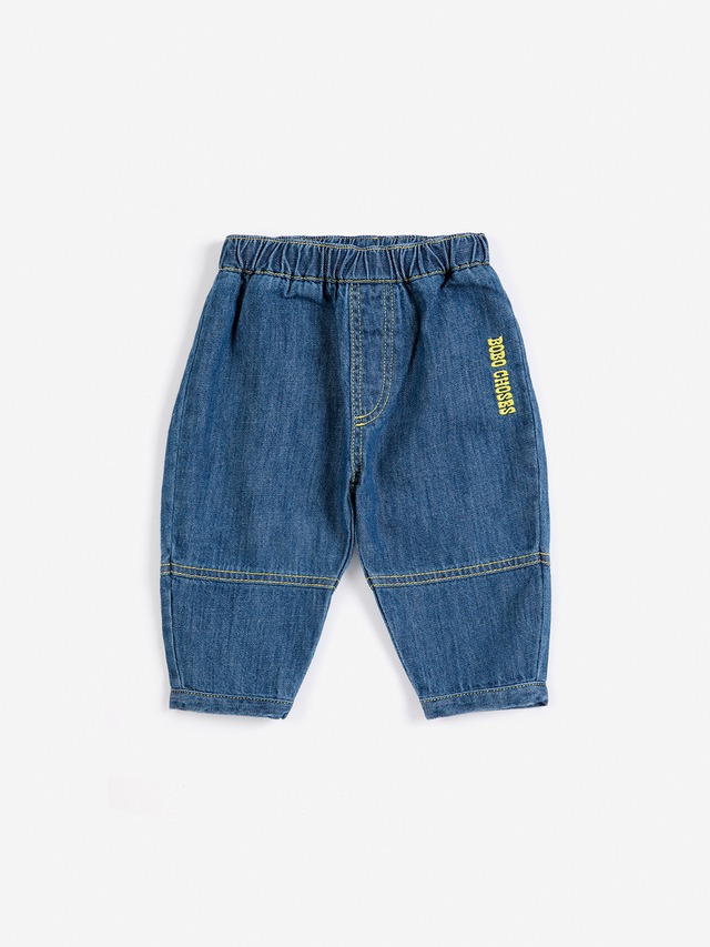 送料無料  BOBO CHOSES/Taxi Saurus Tag denim pants