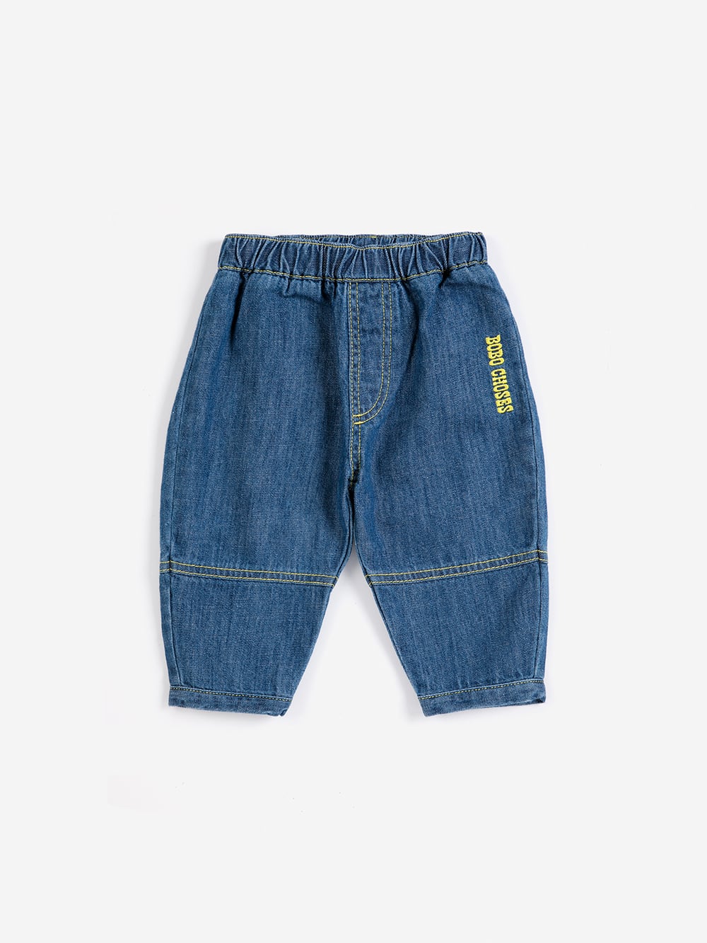 送料無料 BOBO CHOSES/Taxi Saurus Tag denim pants