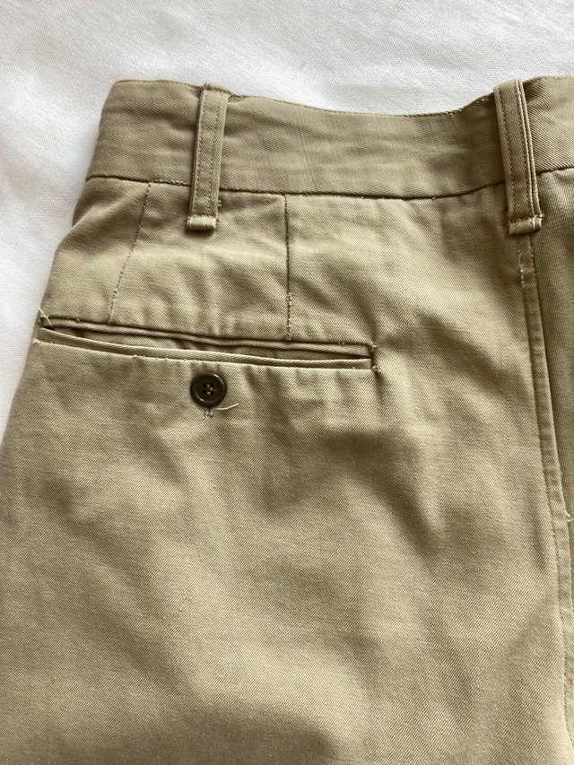 1960’s Vintage ITALY Army Chino Trousers