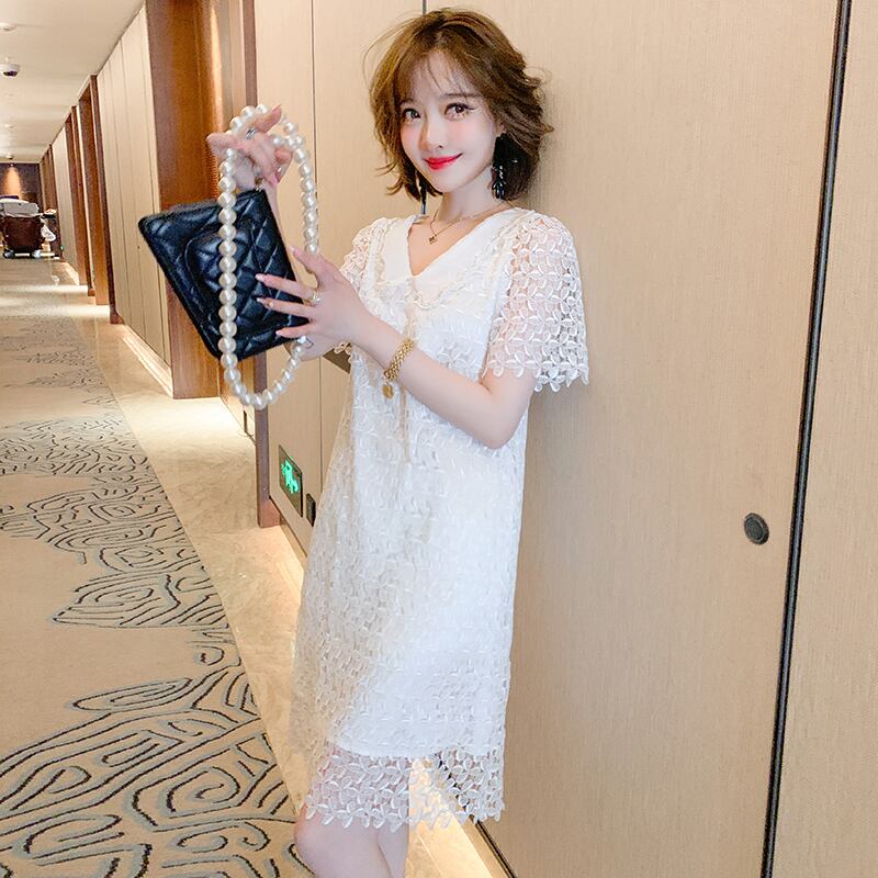 レースドレス サマー 大人ガーリー スウィート キュート カジュアル 夏物 MIUCO32259172411