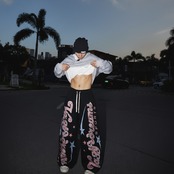 ストリート  ピンクレタリング スウェットパンツ P358