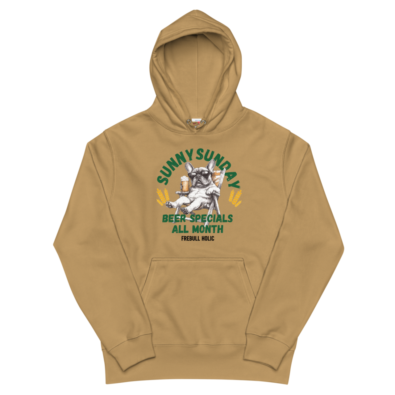 FREBULL BEER ユニセックス プルオーバー パーカー (4colors) P00456