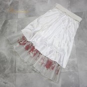 社交ダンス 衣装 スタンダード スカート レッスンウェア レディース オールシーズン 赤 白 レッド系 ホワイト系 グリーン系 花柄 透け感 花柄スカート フレアスカート レッスンスカート ダンスウェア フェミニン コスチューム ポリエステル素材 春夏秋冬 シーズンレス おしゃれ ストレッチ素材 お洒落 競技用 演出用 明るい色 自信を持てる スタイリッシュ