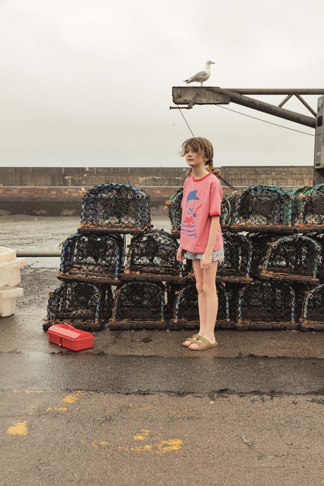 《即納》FISH&KIDS / CONTRAST COLOR T-SHIRT