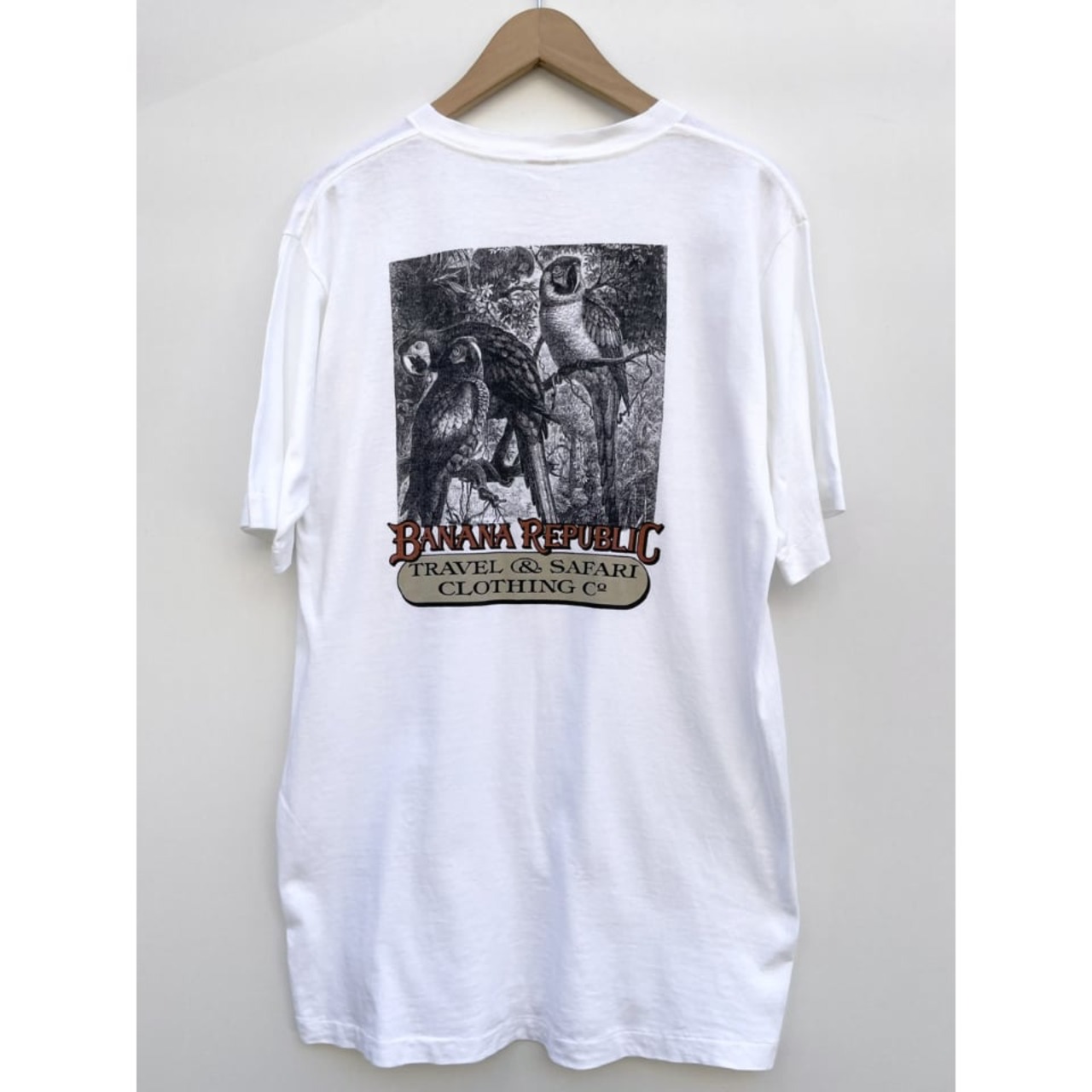 80s BANANA REPUBLIC ART Tee MADE IN USA  Size L程_1