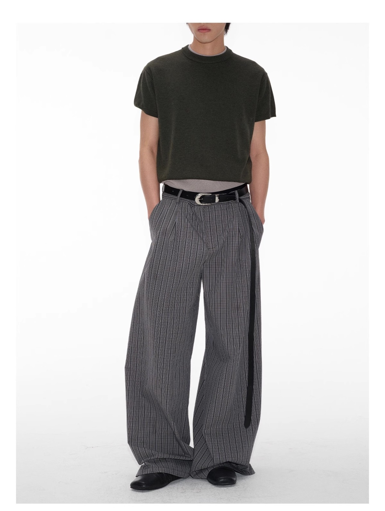 JCAESAR STUDIO Plaid Wide Pants