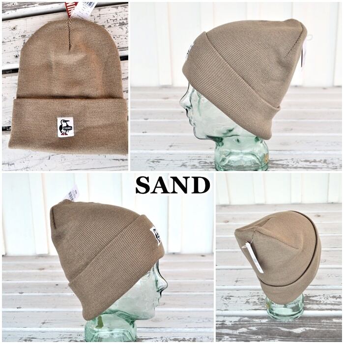 ミンクのニットキャップ チャムス CHUMS CH05-1132 KNIT CAP 帽子 ニットキャップ