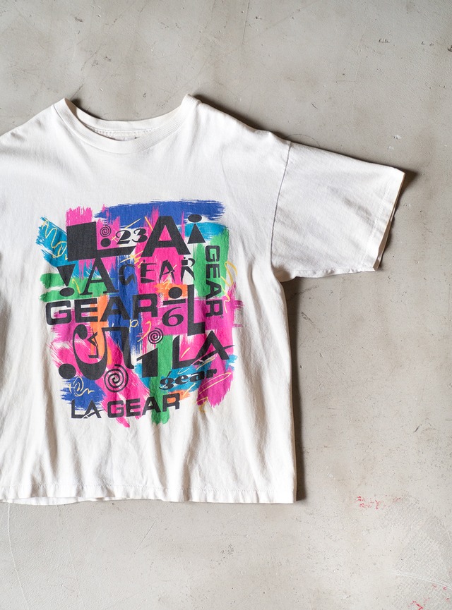 "L.A.GEAR" 1990s Grapic t-shirt