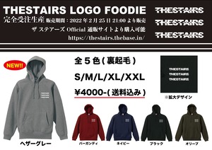 THESTAIRS LOGO FOODIE （全5色）【裏起毛】※受注生産