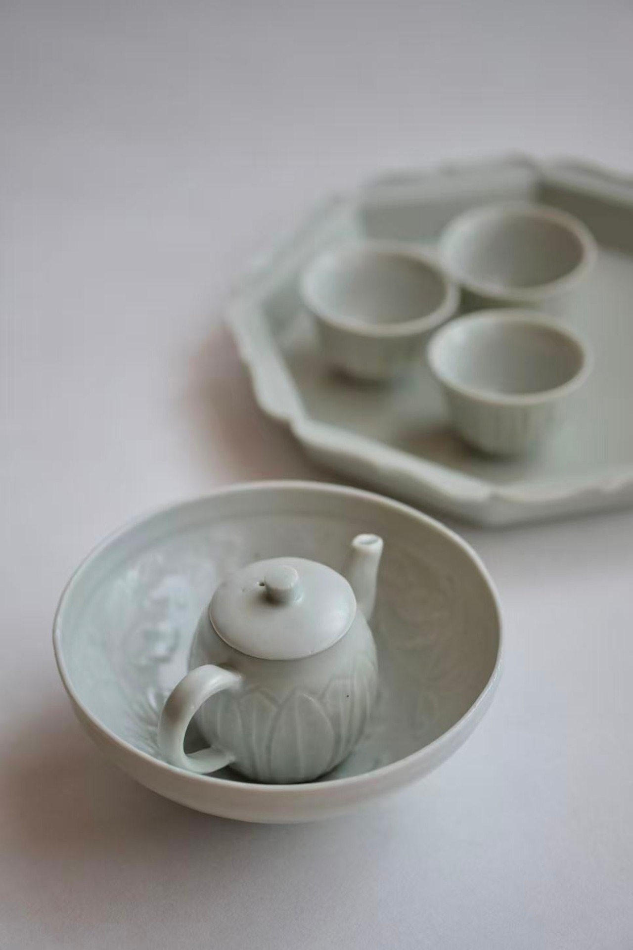 田村文宏 Fumihiro Tamura - 白磁茶壺 teapot