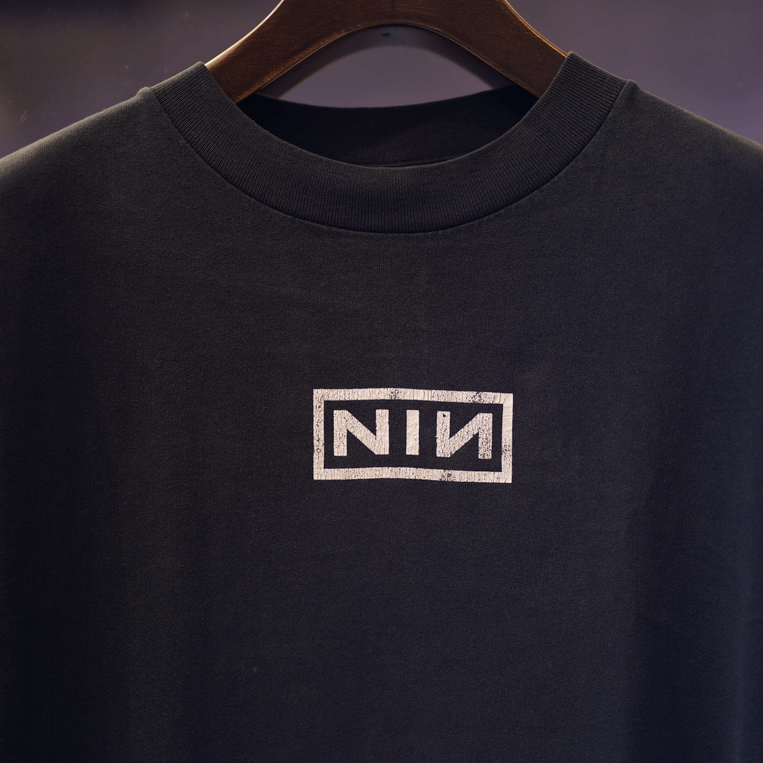 90s ヴィンテージ ナインインチネイルズ Tシャツ ボックスロゴ Vintage Nine inch nails box logo t-shirt 90s | 塚野製作所