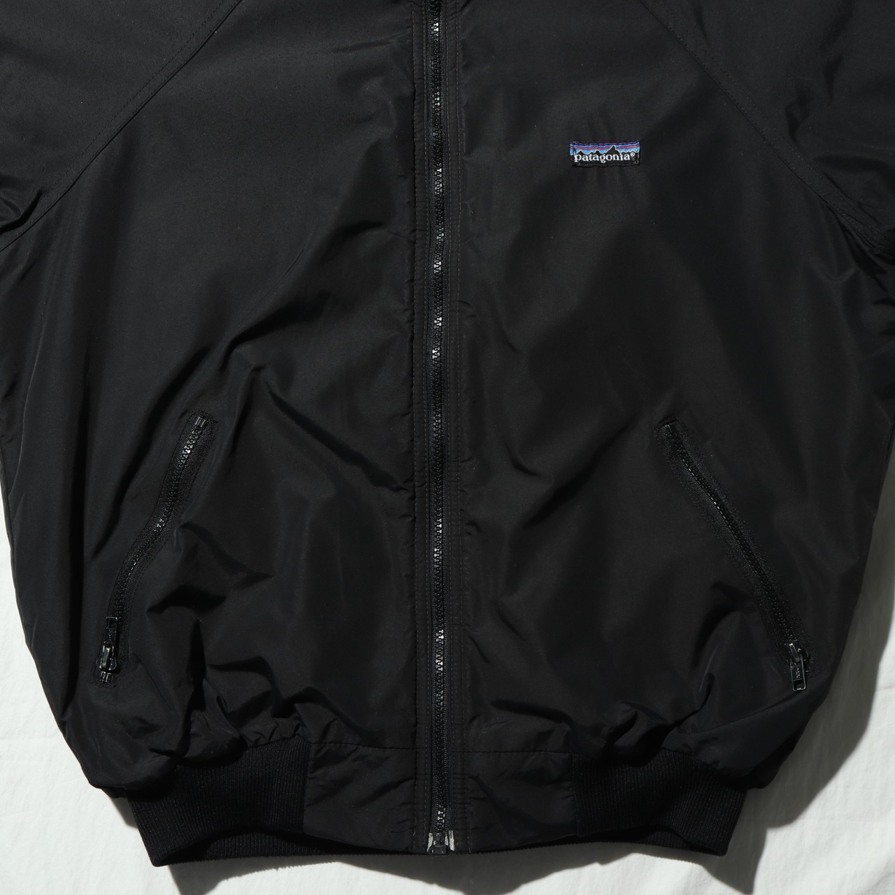 極美品 M ブラック USA 80s 三角タグ Patagonia Shelled Synchilla Jacket フリース シェルドシンチラジャケット 黒