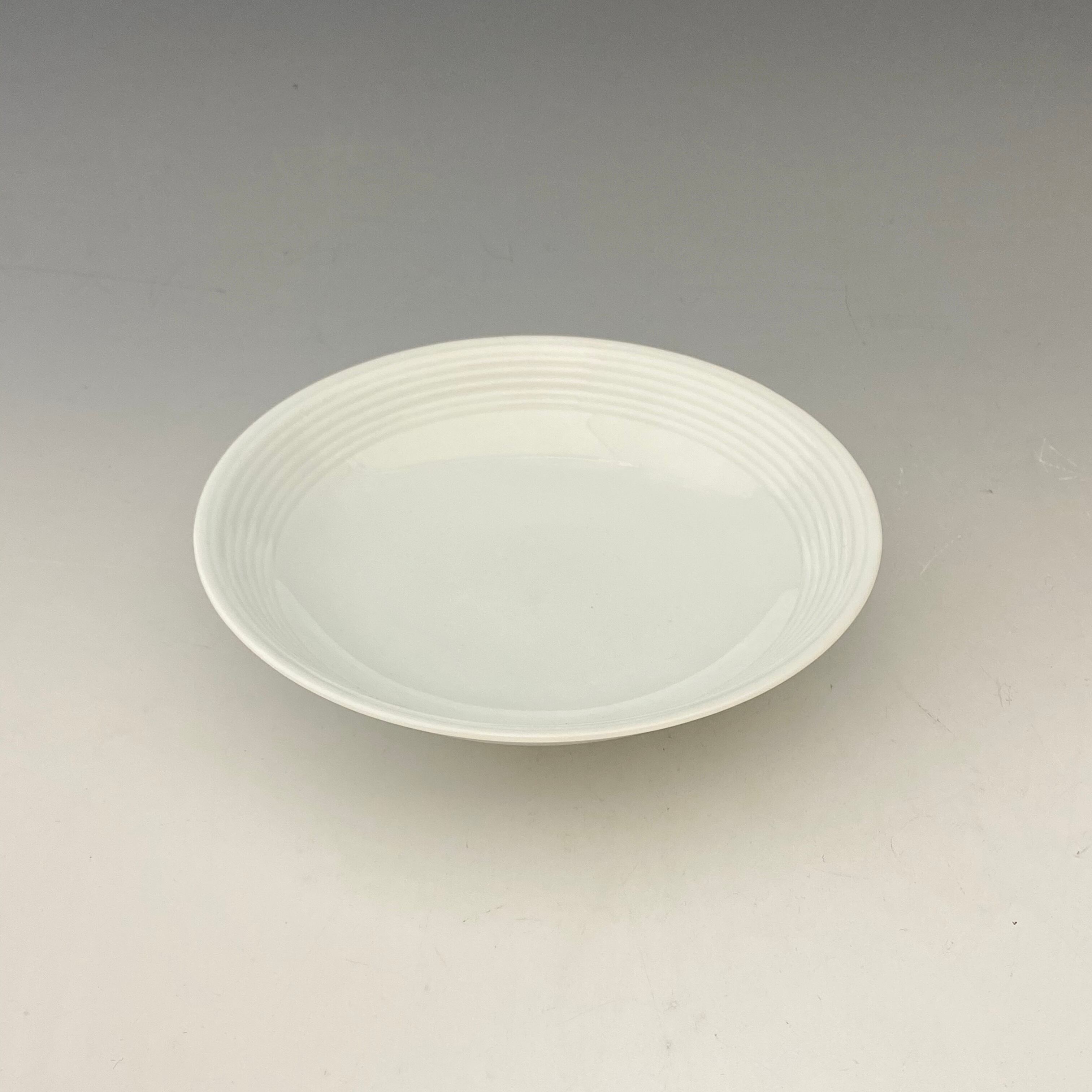 【中尾恭純】白磁線段皿