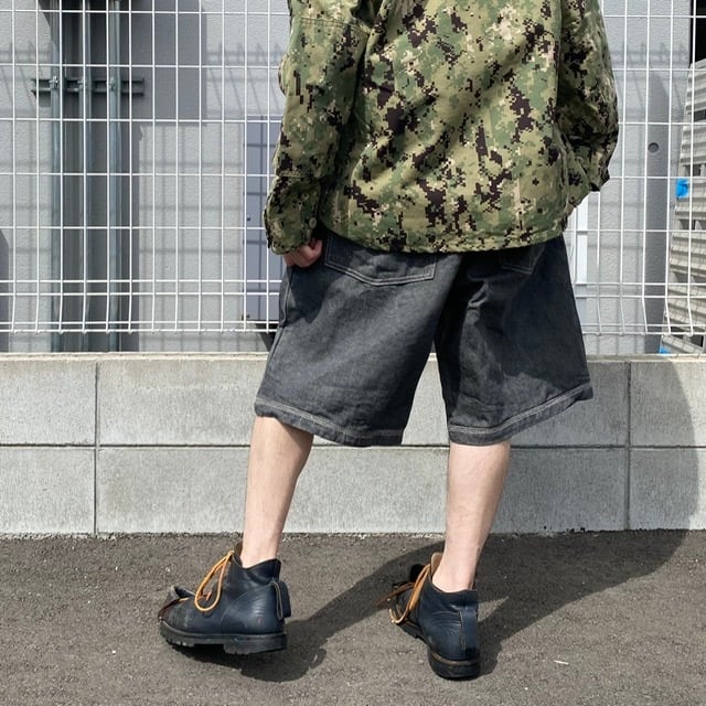 GUESS JEANS ゲスジーンズ 変形 デニムショーツ ハーフパンツ メンズ