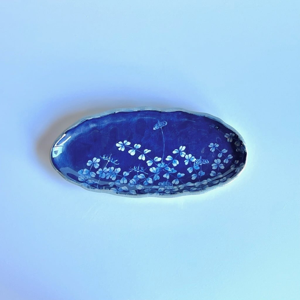 辻修 作 れんげ 楕円皿