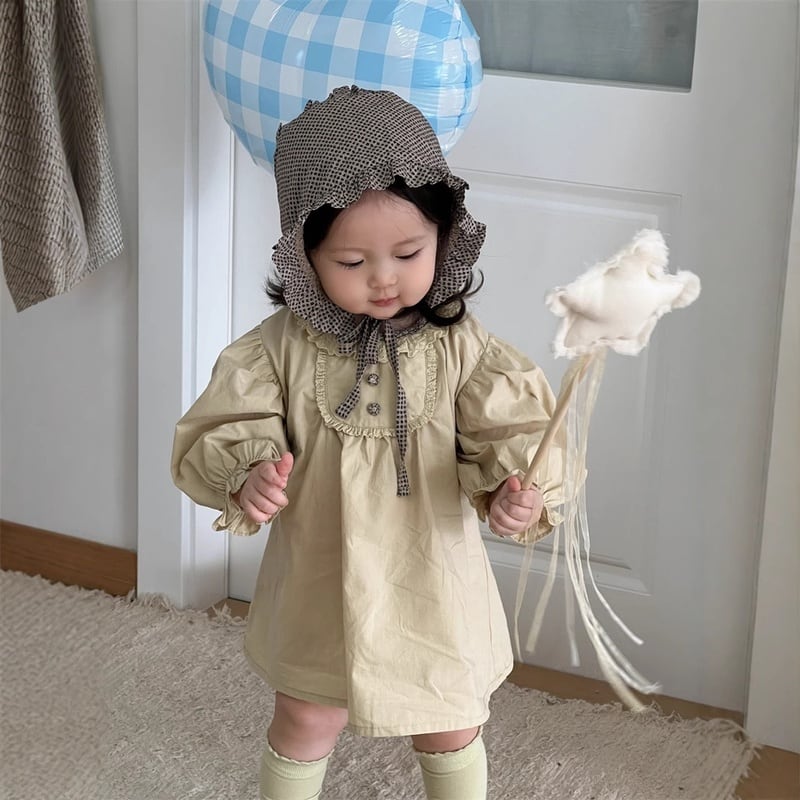 【BABY】春新作 無地ワンピース