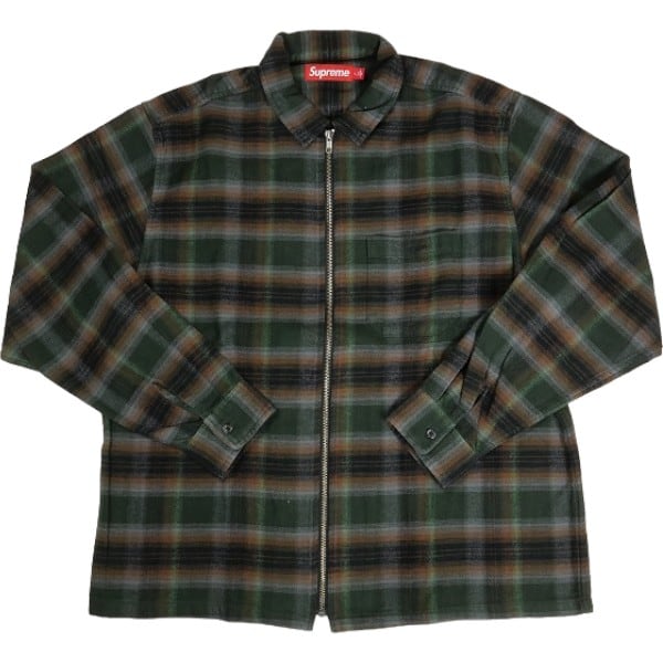 Supreme Studded Shadow Plaid ZipUp Shirt Studded Shadow Plaid Zip