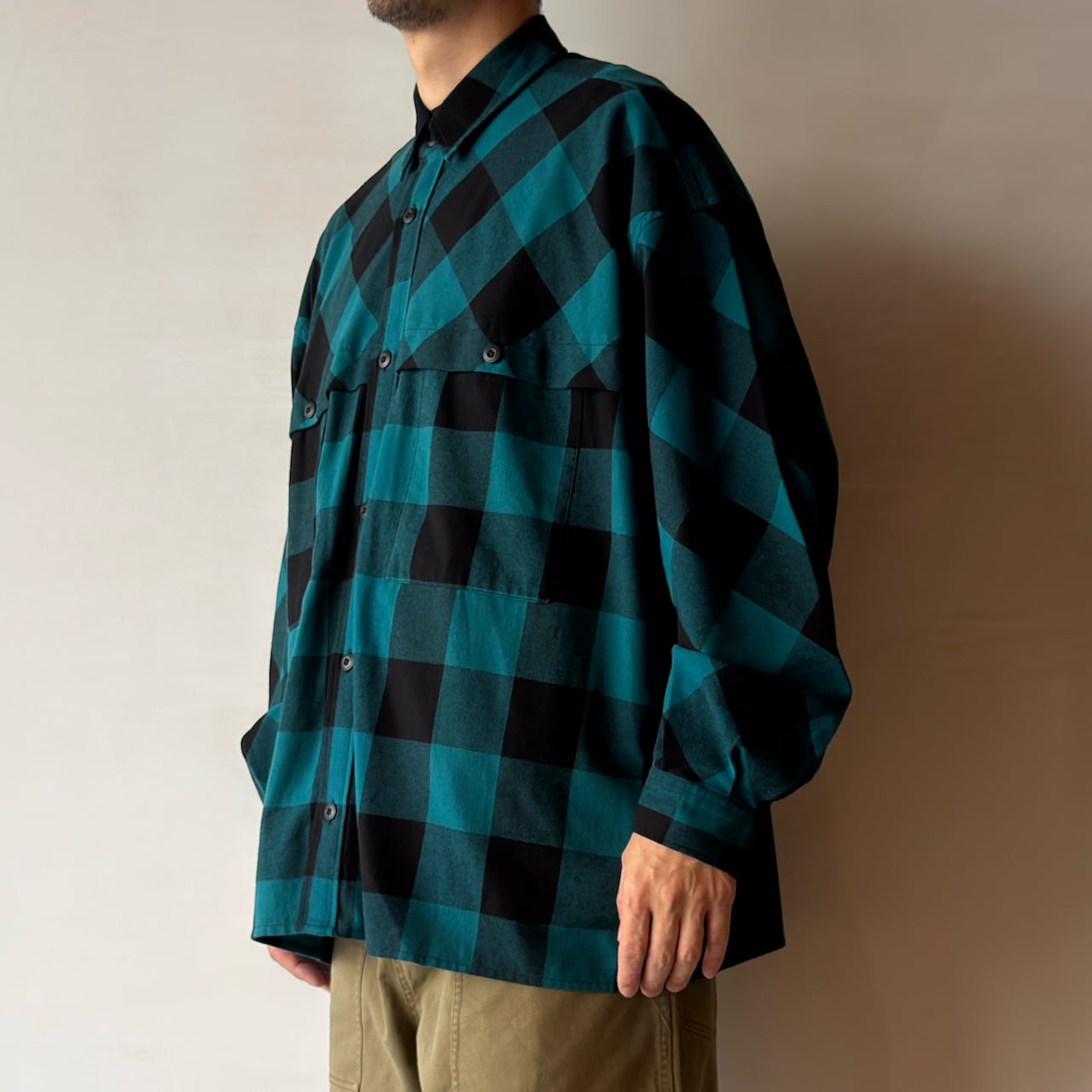 FreshService FLANNEL CHECK SHIRT シャツ FreshService FLANNEL CHECK OVER YOKE SHIRT | HUMAN and THINGS