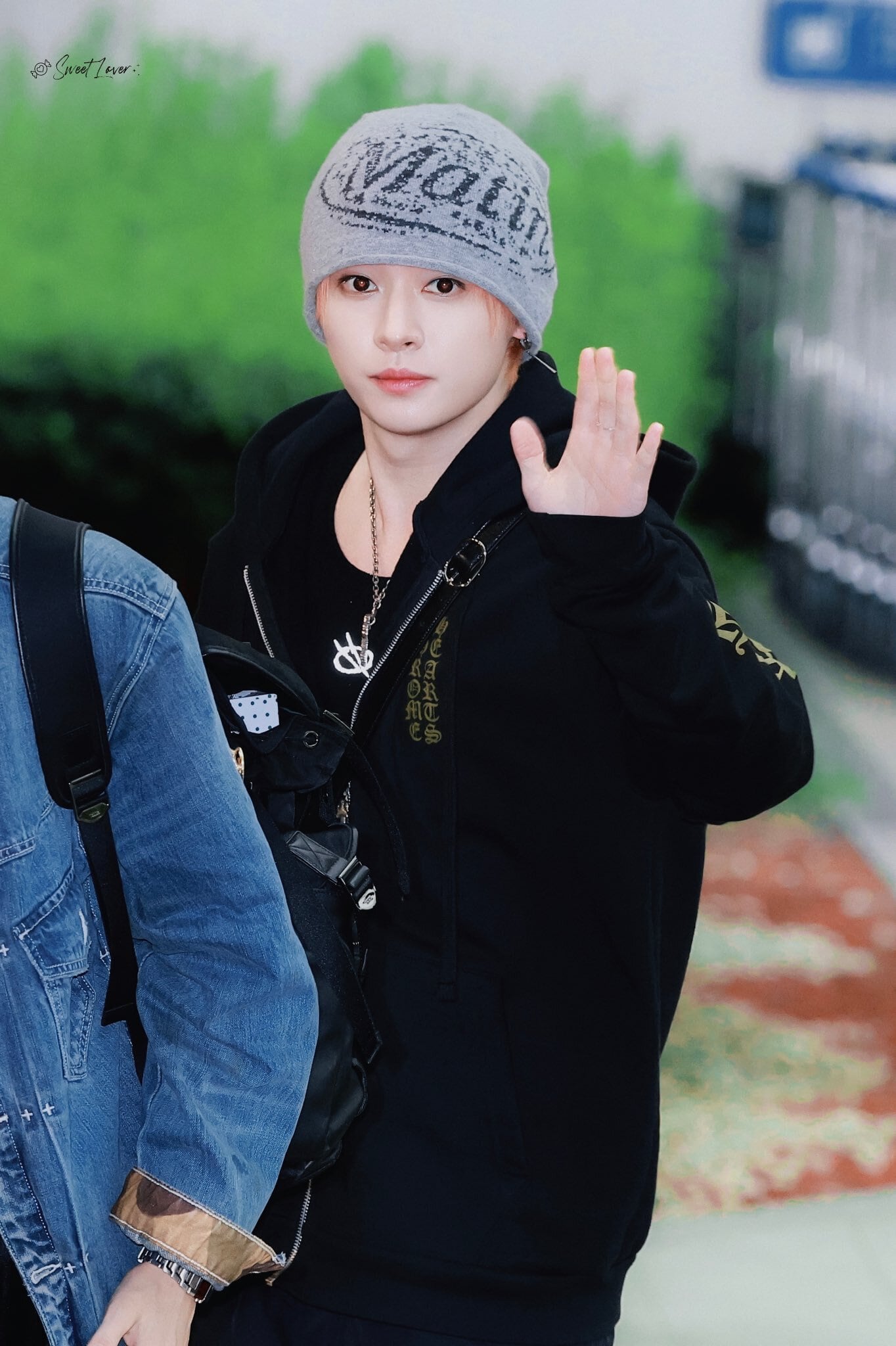 【正規品】Matin Kim グレーニット帽•ビーニー ☆Stray Kids リノ 着用！【matinkim】 MATIN STAMP BEANIE IN GREY
