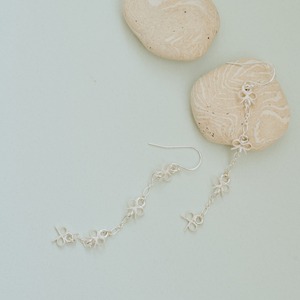 Ribbon Chain Pierce (Silver) [WM-PC111]