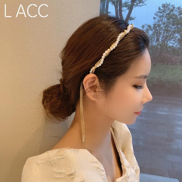 スタンダードヘアバンド レッドアクセサリー レトロ 大人ガーリー スウィート キュート カジュアル ヘアアクセサリー LACC51005551661