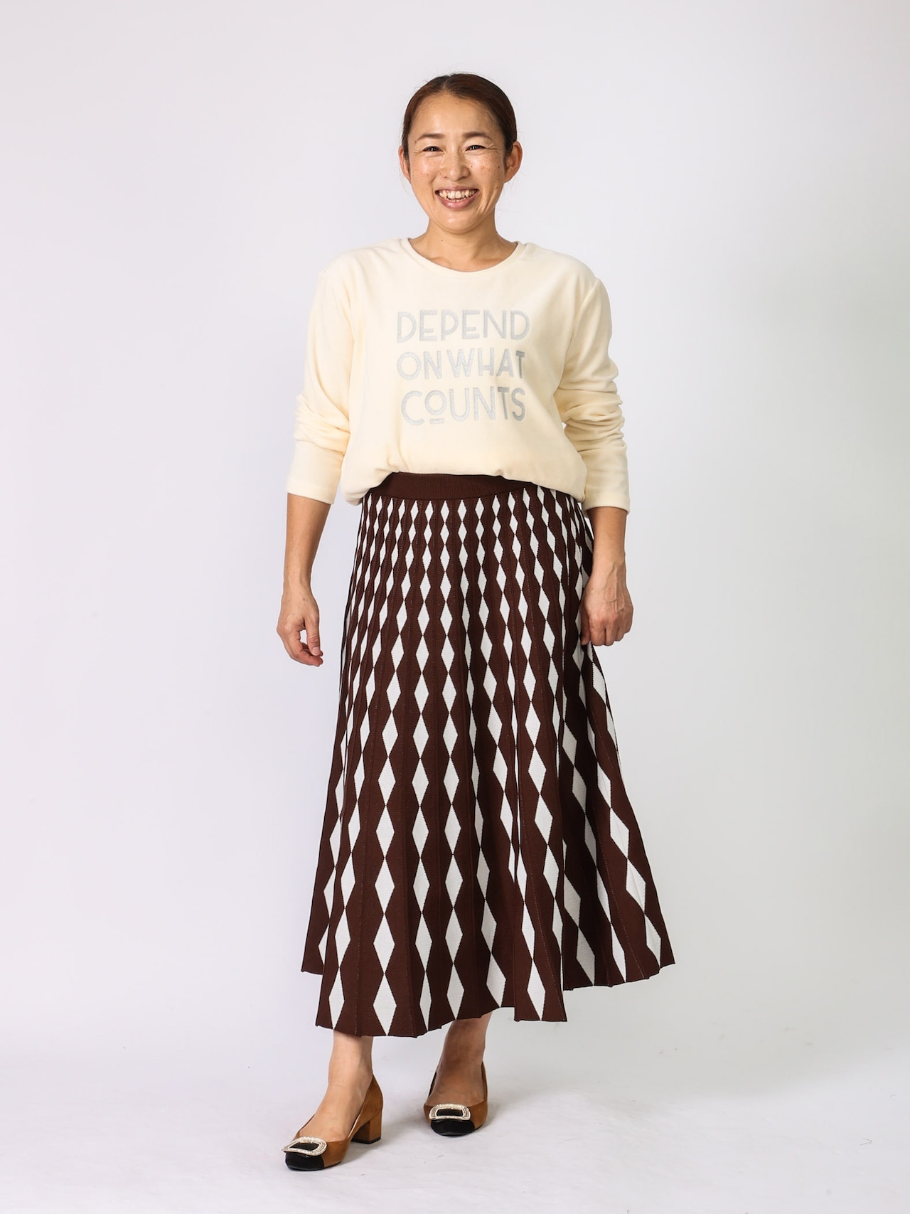 BRAHMIN(ジャガードニットスカート)