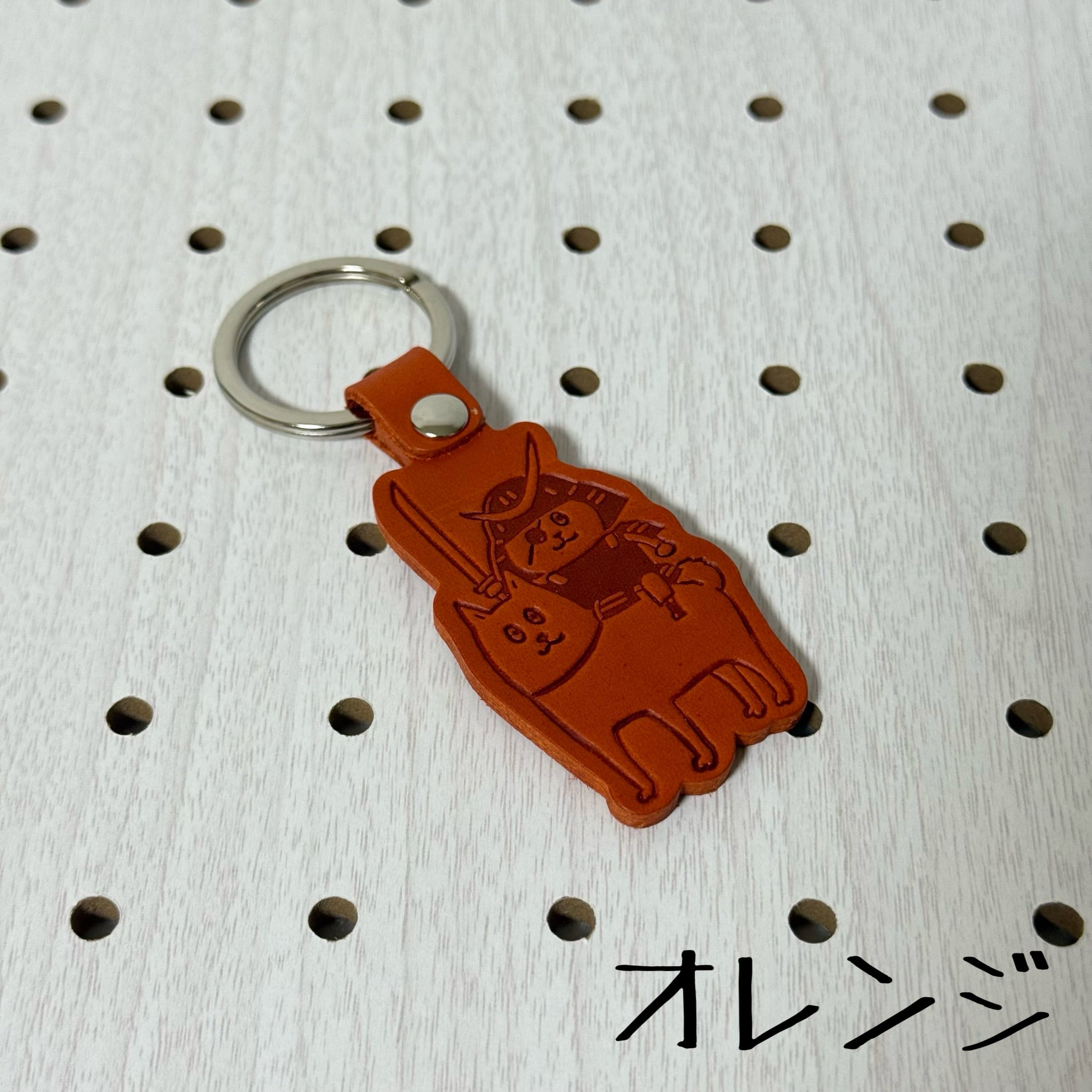ネコムネandシバ 革キーホルダー | TORCH-Online Shop-