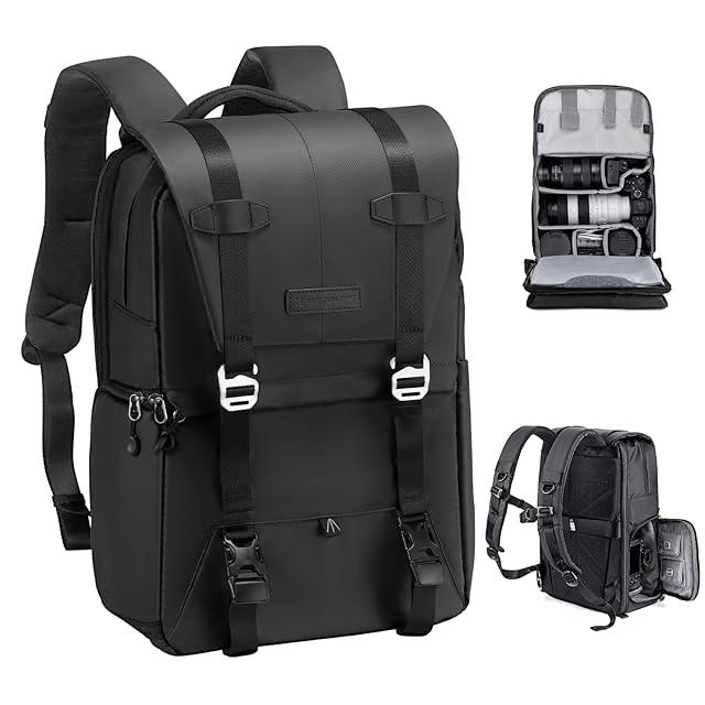 K&F Concept] カメラバッグ カメラリュック リュックサック 25L 大