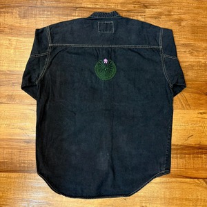 ナスングワム【Nasngwam】Indian motif Denim Shirt　Mサイズ