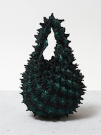 【送料無料】BUNZABURO 文三郎 / プチバッグ タイダイ染め BLACK/GREEN