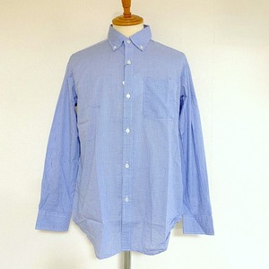 Micro Check BD Shirts　Sax