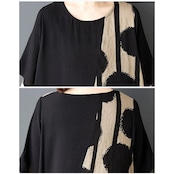 アートパターン Aライン ワンピース  30161