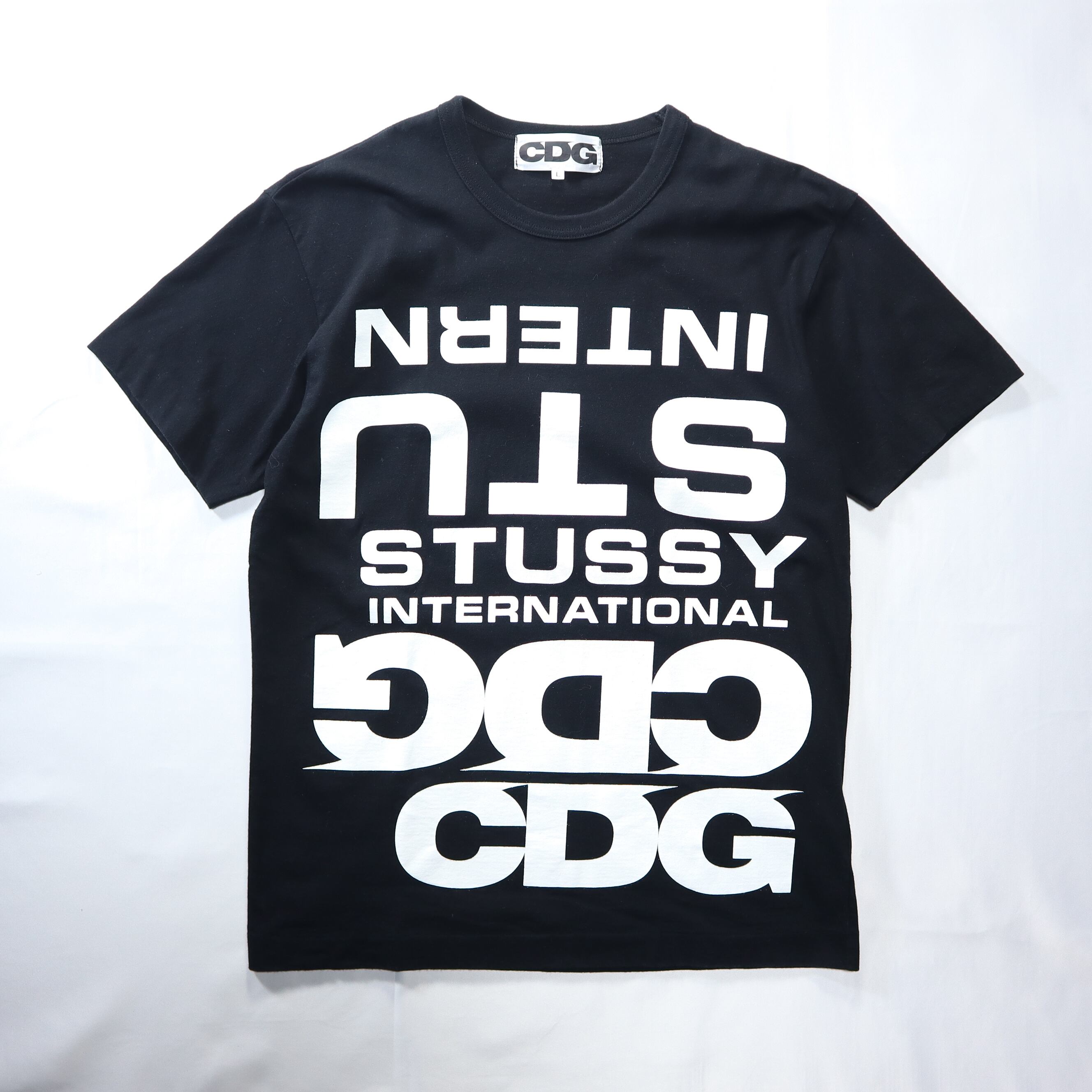 CDG STUSSY コラボレーション Tシャツ コムデギャルソン ステューシーSTUSSY