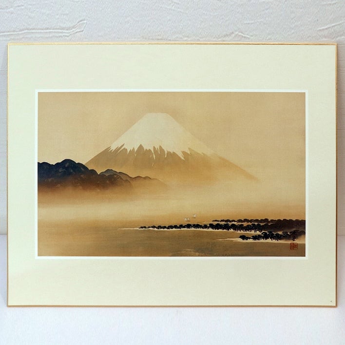 フランクリン画廊・色紙で愉しむ富士名画十二選・No.190411-061・梱包