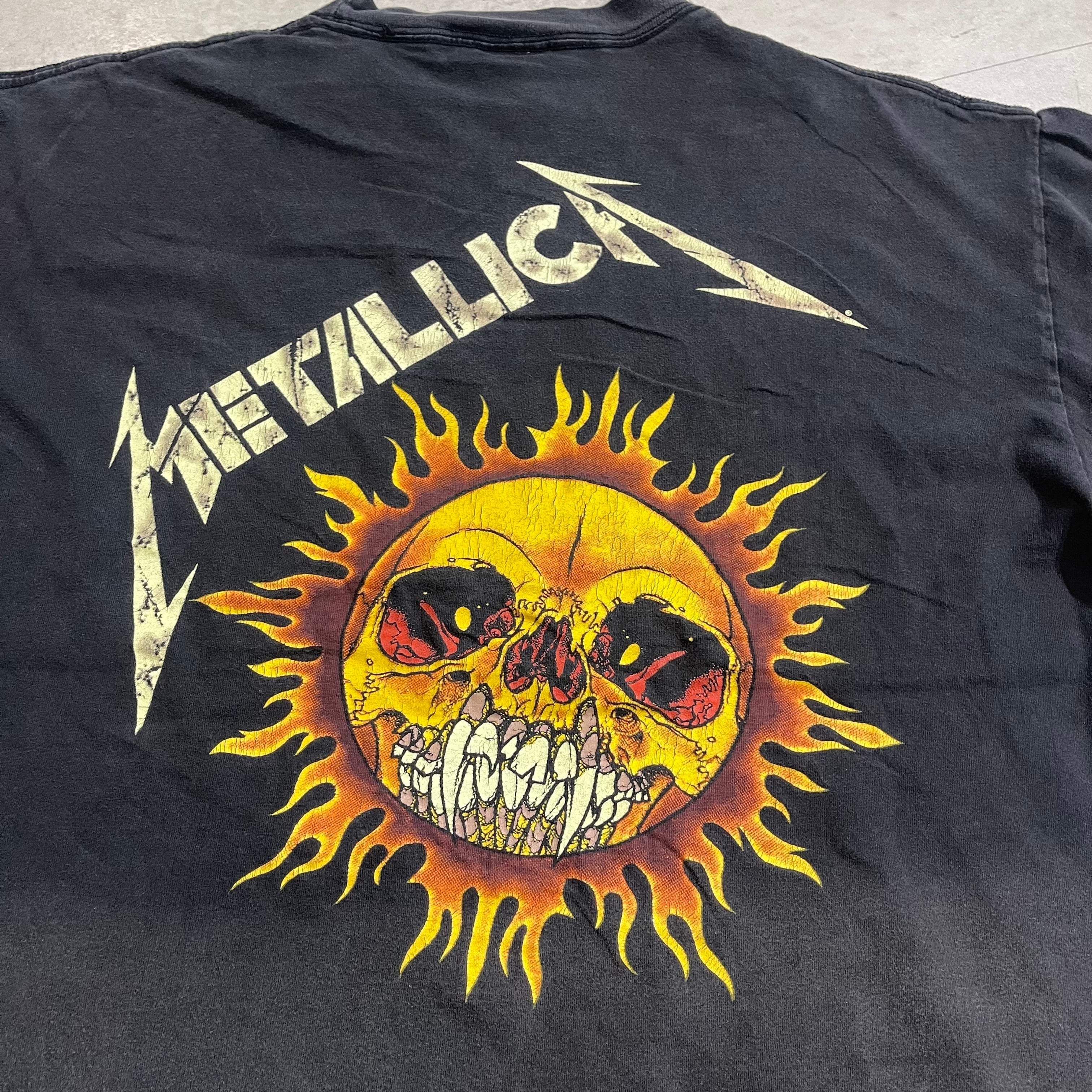 size:XL【 METALLICA "Pushead" 】 メタリカ パスヘッド バンドTシャツ