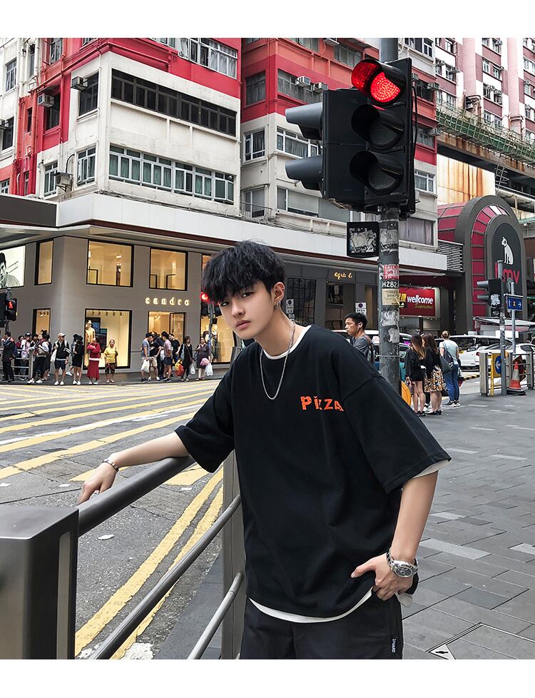 全3色 Tシャツ カットソー プリント カジュアル おしゃれ