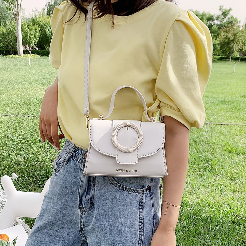 テクスチャースモールバッグレディースバッグ2020夏ニューウェーブインワイルドショルダーメッセンジャーバッグファッションスモールスクエアバッグ Tiancai_Wing_Bag8631747