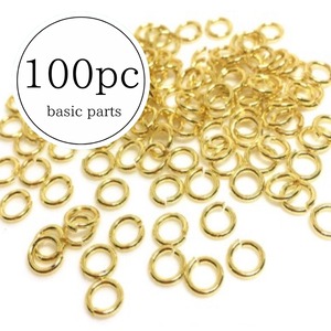 【K107】色長持ち高品質　丸カン3サイズセット