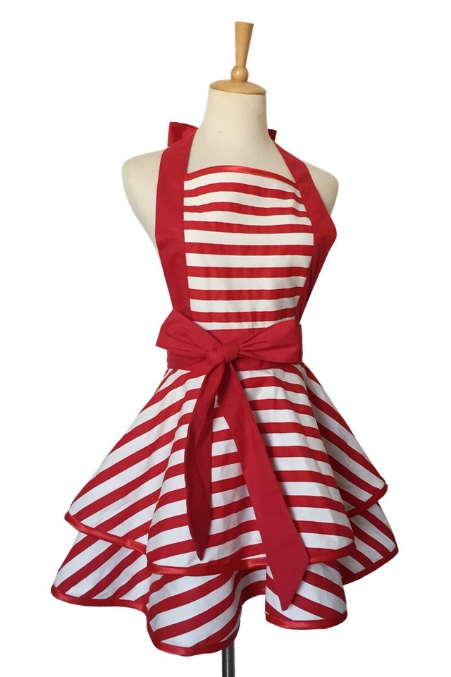 [Red] Stripe Tiered　F011