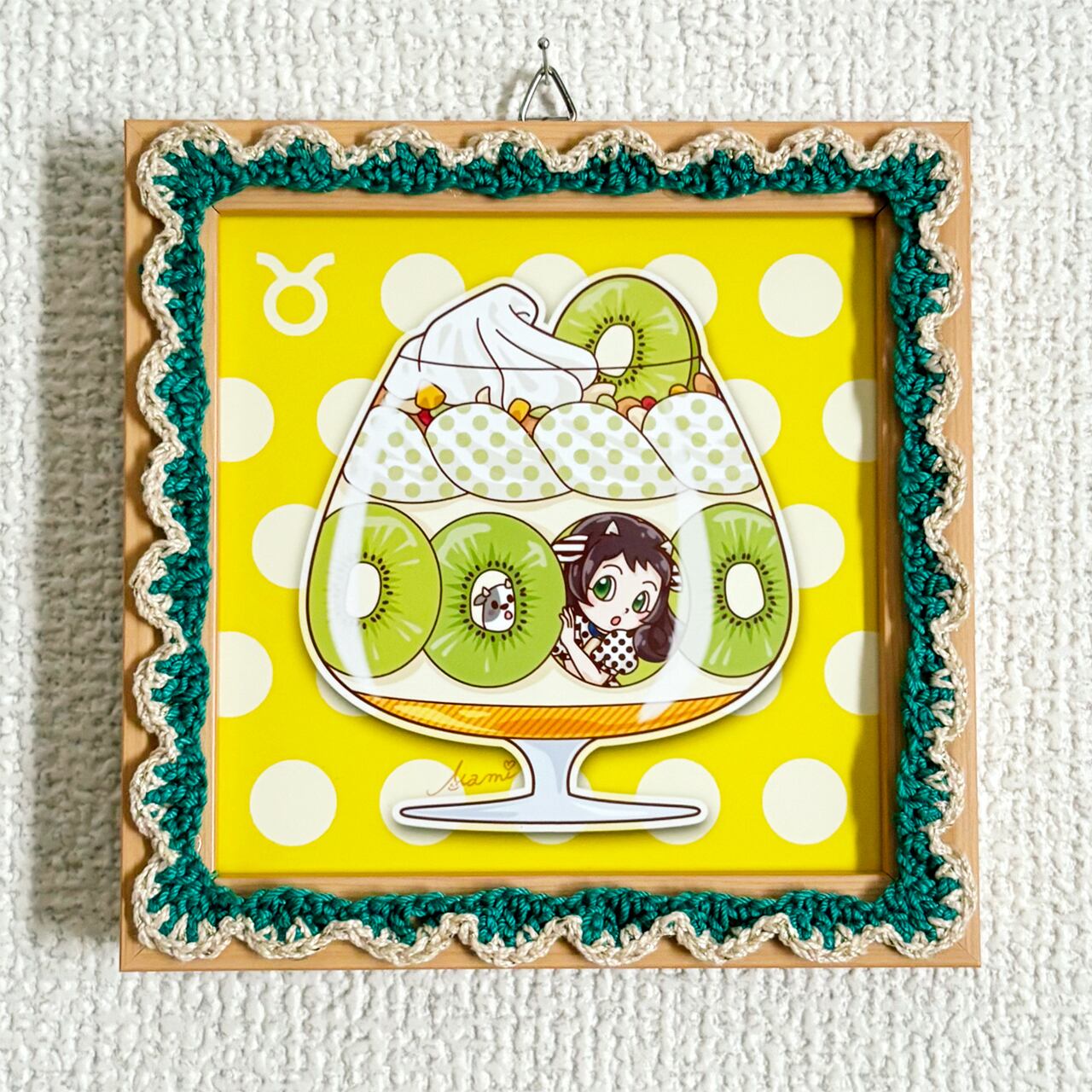 イラスト×かぎ針編み立体額装】七福神 | Macchi Baco【BASE SHOP】