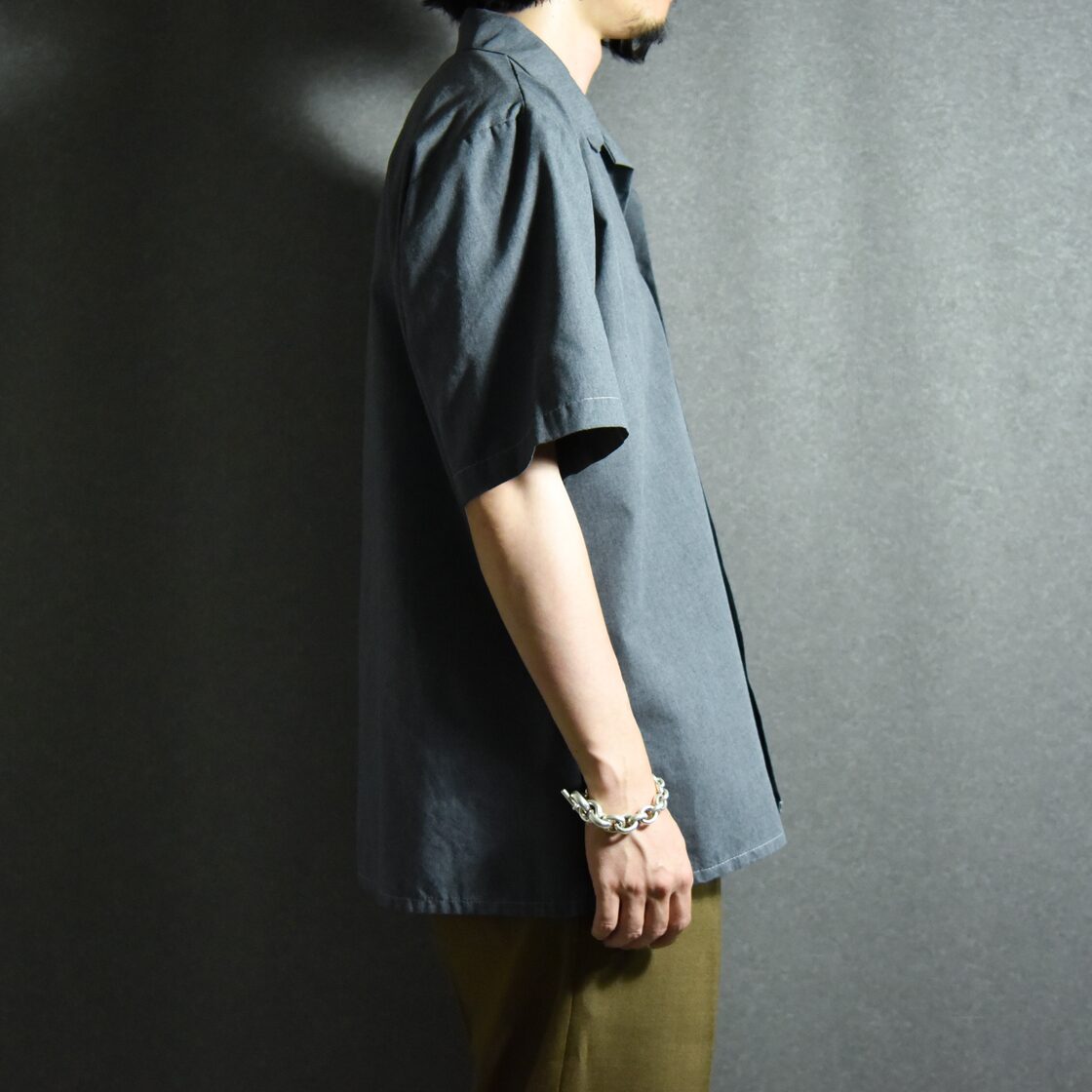 DEAD STOCK】US Army Short-sleeve Open-collar Shirts アメリカ軍 