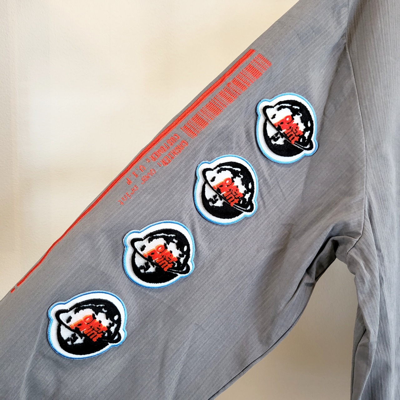 【over print】fuckin shit coach jacket (全3色)