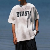 ウォッシュプリント半袖 Tシャツ A4260