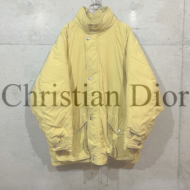 【Christian Dior】80's yellow down jacket(lsize)0120/tokyo