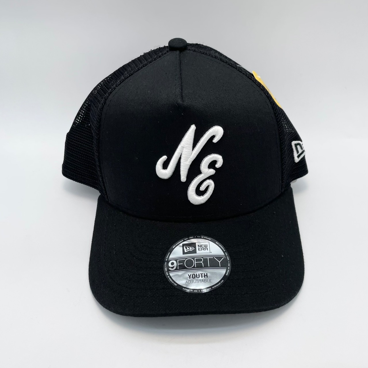 【キッズ】NEW ERA 9FORTY/940  Youth A-Frame トラッカー　 NELOGO BLK