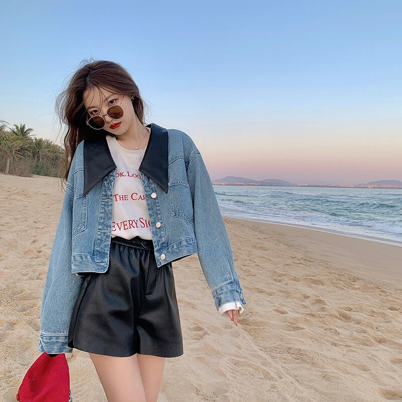 ショートジャケット オータムルーズ 秋物 HUCHUJING47188941892