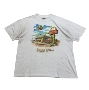④THE FLINTSTONES "ROC DONALD'S" TEE 1990'S OLD XL