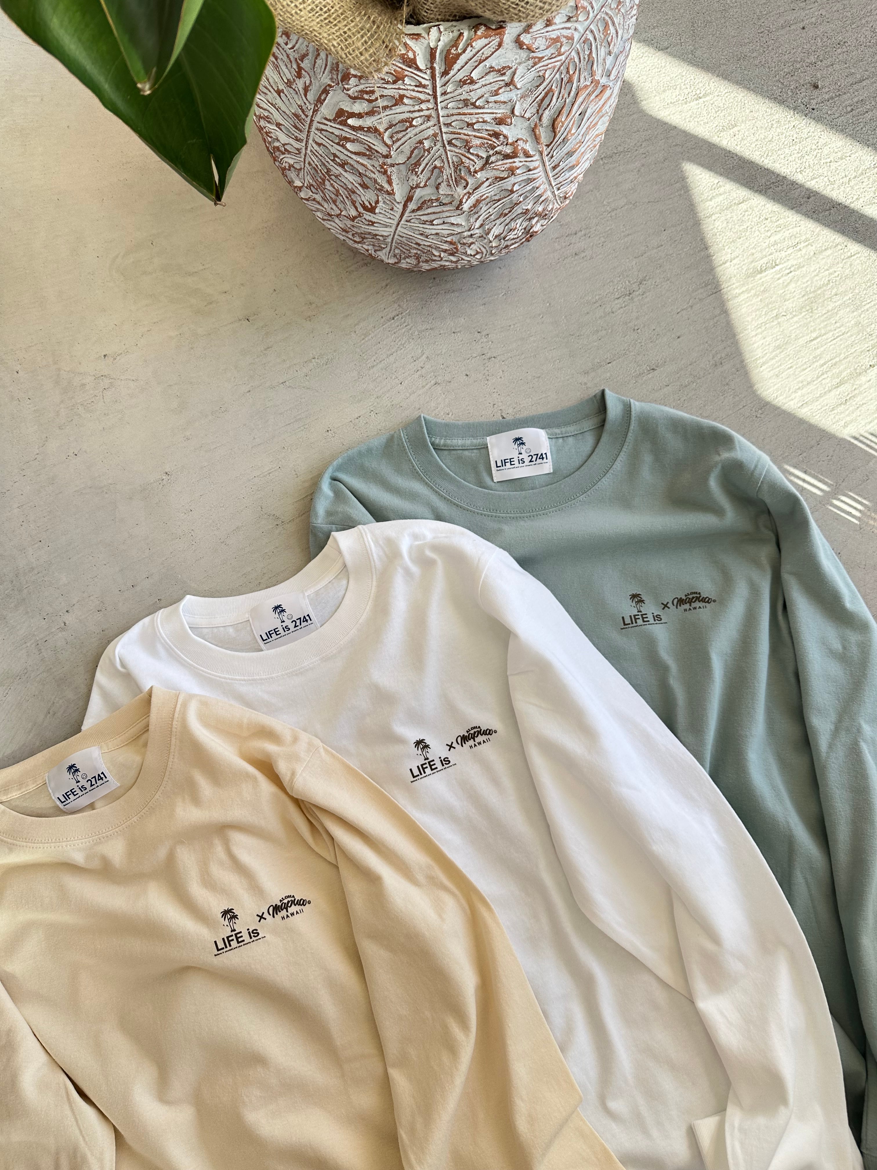 LIFE is × mapuaコラボ surf bear ロンT ¥7,990(8,789)