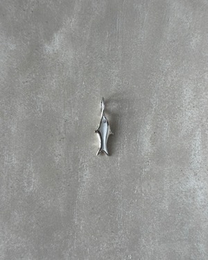 chubby fish charm silver