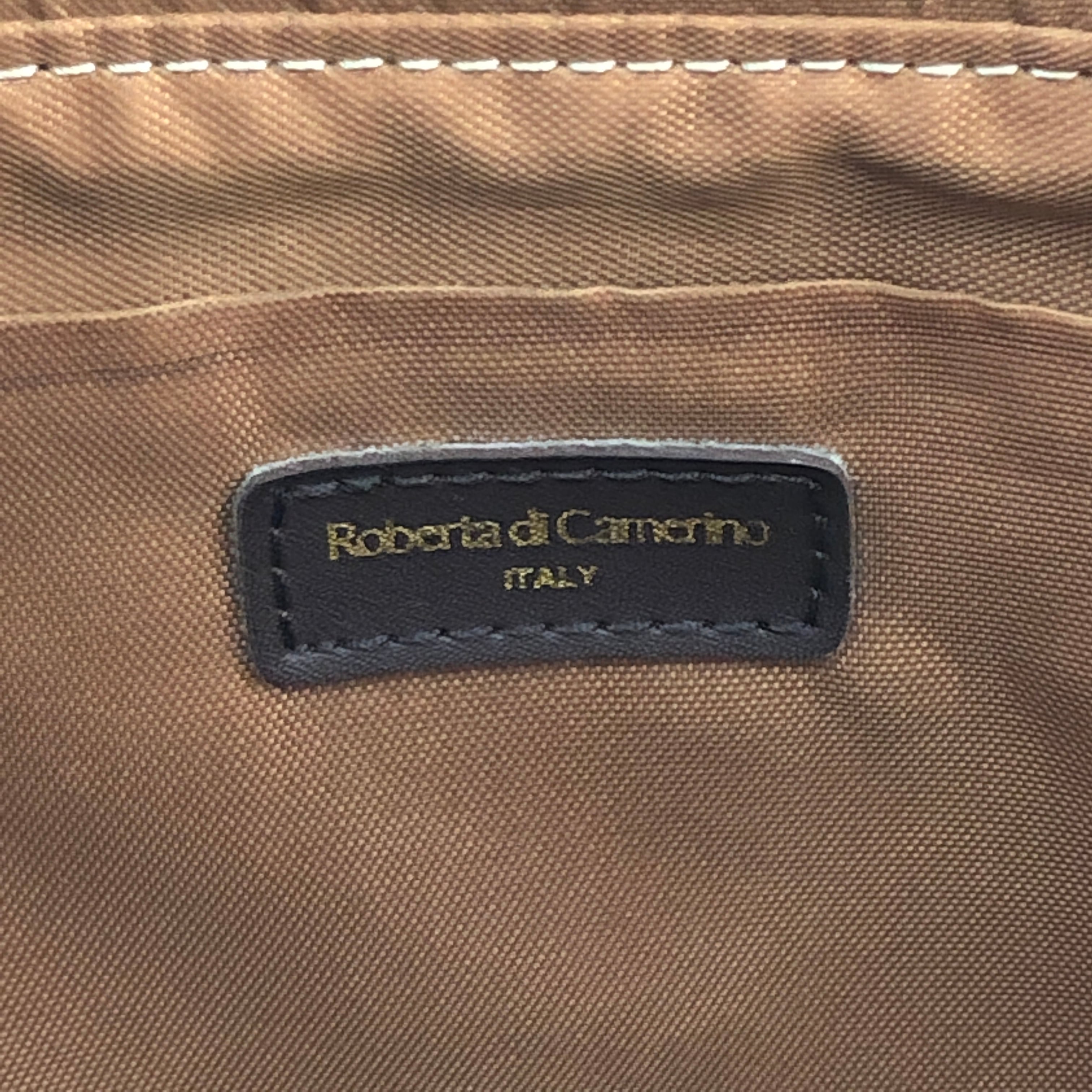 Roberta di Camerino ロベルタ ディ カメリーノ ロゴ柄 キャンバス